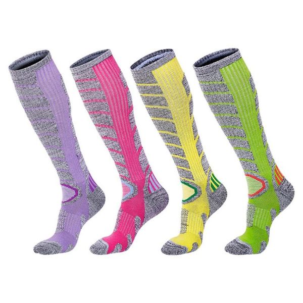 men women cycling socks winter thermal warm long ski socks thicker sports snowboard climbing camping hiking, Black
men women cycling socks winter thermal warm long ski socks thicker sports snowboard climbing camping hiking, Black