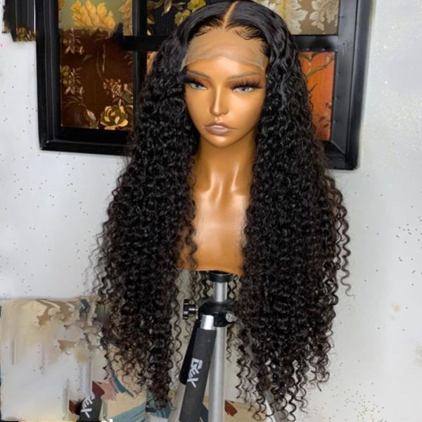 180 density soft kinky curly lace front wig for women black with babyhair preplucked glueless daily cosplay 26 inch long, Black;brown
180 density soft kinky curly lace front wig for women black with babyhair preplucked glueless daily cosplay 26 inch long, Black;brown