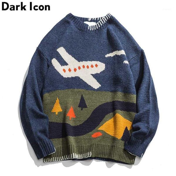 dark round neck pullover men's winter sweater printed oversized hip hop sweaters men's wool blouses sweater blue/green1, White;black
dark round neck pullover men's winter sweater printed oversized hip hop sweaters men's wool blouses sweater blue/green1, White;black