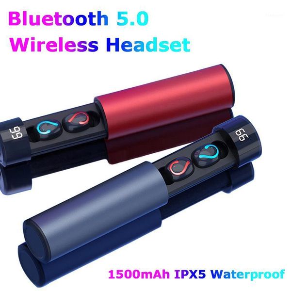 bluetooth 5.0 earphone sport headphones with 1500mah power bank auriculares bluetooth inalambrico mini in-ear earbuds for1
bluetooth 5.0 earphone sport headphones with 1500mah power bank auriculares bluetooth inalambrico mini in-ear earbuds for1