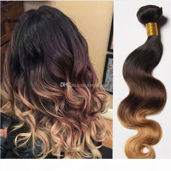 8a ombre 3 tone brazilian hair body wave weave bundles 1b 4 27# honey blonde ombre wavy human hair extensions, Black
8a ombre 3 tone brazilian hair body wave weave bundles 1b 4 27# honey blonde ombre wavy human hair extensions, Black
