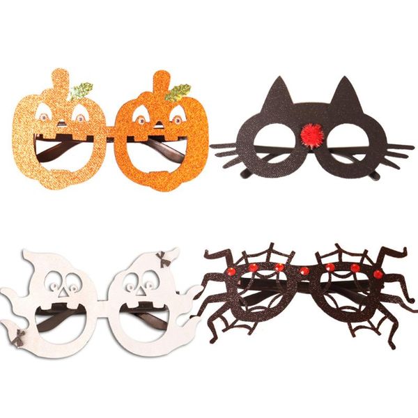 4pcs/set halloween decoration eyeglasses festival style creative ghost pumpkin spider arrangement decoration glasses accessories, Black
4pcs/set halloween decoration eyeglasses festival style creative ghost pumpkin spider arrangement decoration glasses accessories, Black