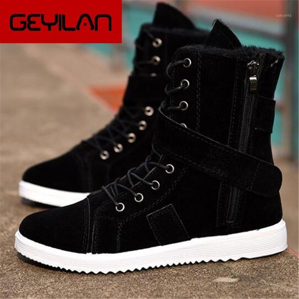 2020 autumn and winter new high plus velvet zipper boots men's breathable snow boots fashion casual warm m3681, Black
2020 autumn and winter new high plus velvet zipper boots men's breathable snow boots fashion casual warm m3681, Black
