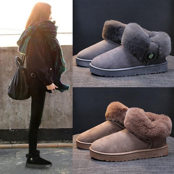 snowshoe girl 2020 new fashion versatile student short tube thick sole winter waterproof with wool and thick cotton shoes, Black
snowshoe girl 2020 new fashion versatile student short tube thick sole winter waterproof with wool and thick cotton shoes, Black