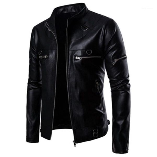 outerwear man pu faux leather jackets fashion trend long sleeve slim zipper motorcycle coats clothing male spring cardigan casual black
outerwear man pu faux leather jackets fashion trend long sleeve slim zipper motorcycle coats clothing male spring cardigan casual black