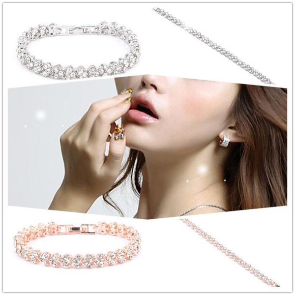 2019 women bracelet new crystal women fashion new roman style woman crystal bracelets jewelry diamond bracelet, Golden;silver
2019 women bracelet new crystal women fashion new roman style woman crystal bracelets jewelry diamond bracelet, Golden;silver