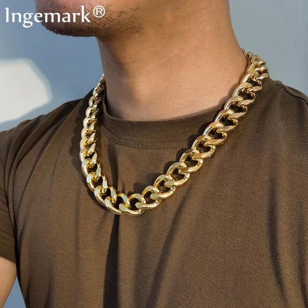 punk cuban curb choker ожерелье ожерелье ожерелье заявление хип-хоп большой коренастый алюминиевый золотой цвет толстые цепи ожерелье для же, Silver
punk cuban curb choker ожерелье ожерелье ожерелье заявление хип-хоп большой коренастый алюминиевый золотой цвет толстые цепи ожерелье для же, Silver