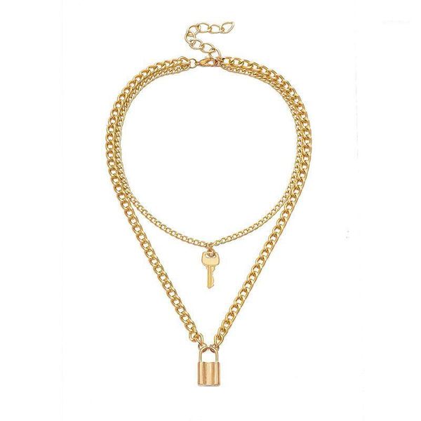 multi layer necklace massive key chain pendants punk stlyle emo women's long beads hip hop jewelry cadena hombre pendentif femme1, Silver
multi layer necklace massive key chain pendants punk stlyle emo women's long beads hip hop jewelry cadena hombre pendentif femme1, Silver