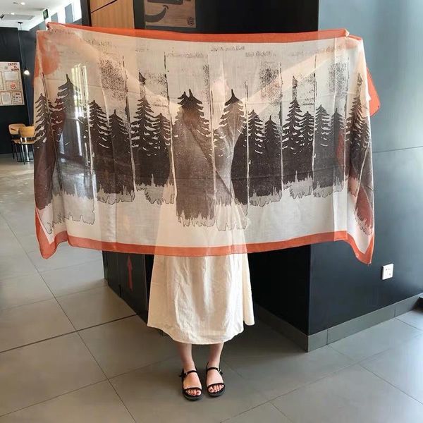 shawded summer thin silk scarf women's beach towel sunscreen shawl black forest hundred long scarf autumn and winter neck wmtbcn bdesyb, Blue;gray
shawded summer thin silk scarf women's beach towel sunscreen shawl black forest hundred long scarf autumn and winter neck wmtbcn bdesyb, Blue;gray