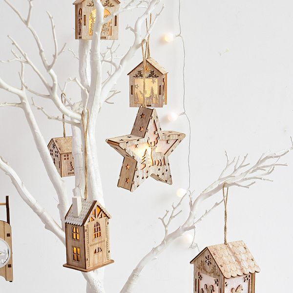 creative lighted house santa claus window luminous wooden christmas tree decoration hanging new year gift2020
creative lighted house santa claus window luminous wooden christmas tree decoration hanging new year gift2020