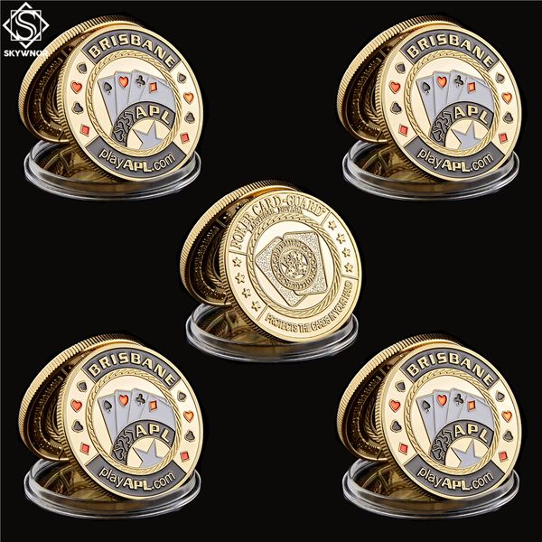 5pcs brisbane play chip craft 1oz gold plated commemorative coins collection lots challenge
5pcs brisbane play chip craft 1oz gold plated commemorative coins collection lots challenge