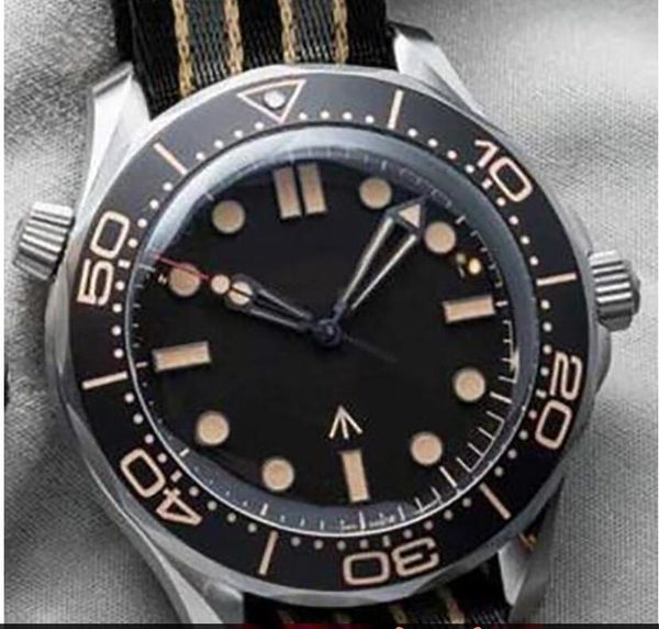 2022 nttd watch 42mm no time to die men watches automatic movement mechanical montre de luxe limited james bond 007 nato 300m wristwatches, Slivery;brown
2022 nttd watch 42mm no time to die men watches automatic movement mechanical montre de luxe limited james bond 007 nato 300m wristwatches, Slivery;brown