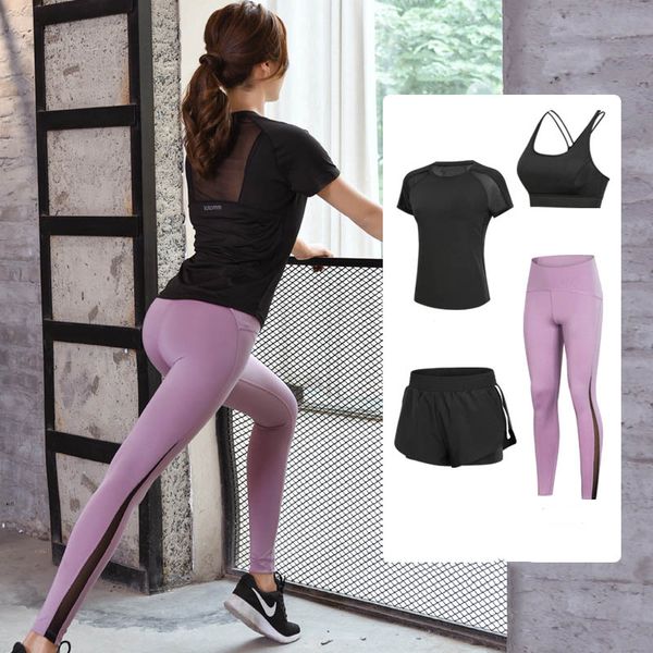 women's tracksuits fitness yoga clothes women personal leisure gym quick-drying indoor and outdoor sports four-piece four-season runnin, Gray
women's tracksuits fitness yoga clothes women personal leisure gym quick-drying indoor and outdoor sports four-piece four-season runnin, Gray