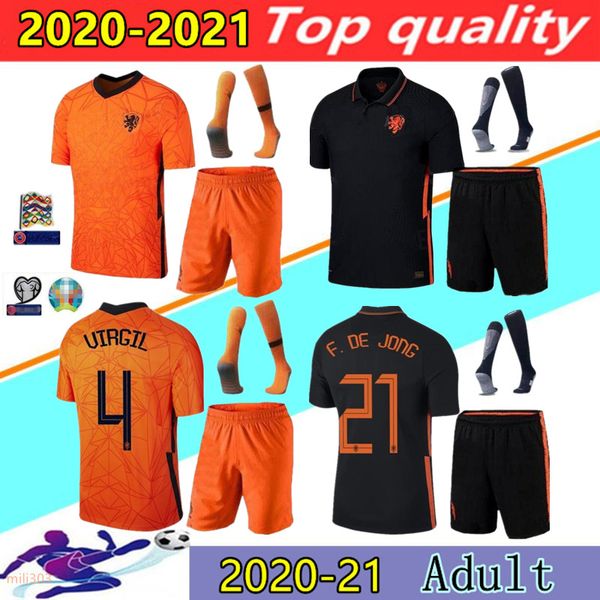 20 21 netherlands soccer jersey kits 2020 2021 de jong wijnaldum holland virgil strootman memphis home away football shirt kit uniforms, Black
20 21 netherlands soccer jersey kits 2020 2021 de jong wijnaldum holland virgil strootman memphis home away football shirt kit uniforms, Black