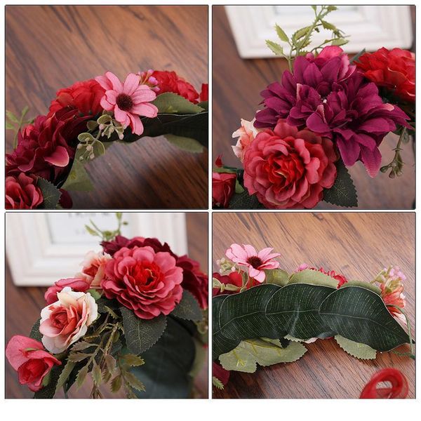 haimeikang bride floral crown hair band peony flower headbands for women garland ribbon wreath wedding girls hair acc jlluav
haimeikang bride floral crown hair band peony flower headbands for women garland ribbon wreath wedding girls hair acc jlluav