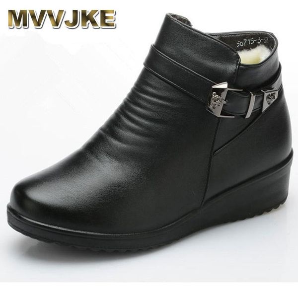 boots mvvjke win fashion women shoes women's genuine leather flat ankle warm snow mother autumn plus size cotton shoese034, Black
boots mvvjke win fashion women shoes women's genuine leather flat ankle warm snow mother autumn plus size cotton shoese034, Black