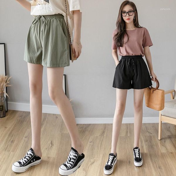 summer women shorts casual solid cotton and linen shorts female fashion elastic waist short trousers comfy loose1, White;black
summer women shorts casual solid cotton and linen shorts female fashion elastic waist short trousers comfy loose1, White;black