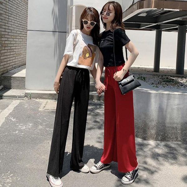 women's pants & capris high waist loose women's wide leg ice silk summer soft comfort trousers female 2021 casual fashion solid lo, Black;white
women's pants & capris high waist loose women's wide leg ice silk summer soft comfort trousers female 2021 casual fashion solid lo, Black;white
