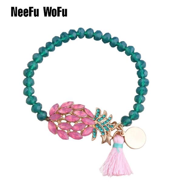 charm bracelets neefuwofu crystal bead tassel pulsera pineapple de madera bracelet elastic thread bohemian sweetness jewelry wholesale, Golden;silver
charm bracelets neefuwofu crystal bead tassel pulsera pineapple de madera bracelet elastic thread bohemian sweetness jewelry wholesale, Golden;silver