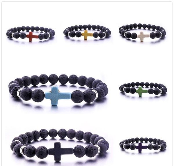 new style 8mm natural lava stone beads cross bracelet aromatherapy essential oil diffuser bracelet jllcvb carshop2006, Golden;silver
new style 8mm natural lava stone beads cross bracelet aromatherapy essential oil diffuser bracelet jllcvb carshop2006, Golden;silver