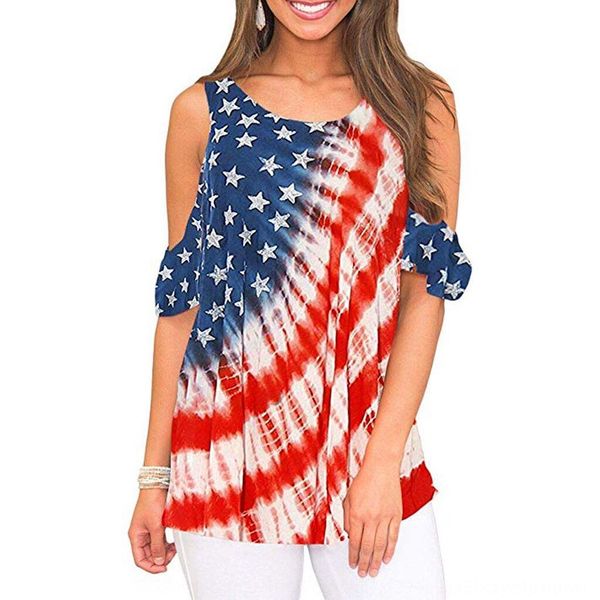 2019 american round neck short national sleeveshoulder women's clothing 2019 american round neck short flag t-shirt national flag sleev, White
2019 american round neck short national sleeveshoulder women's clothing 2019 american round neck short flag t-shirt national flag sleev, White