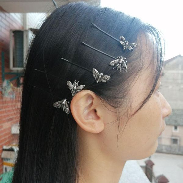 1pcs deaths head moth hair clip halloween accessory wiccan insect nature, Golden;silver
1pcs deaths head moth hair clip halloween accessory wiccan insect nature, Golden;silver