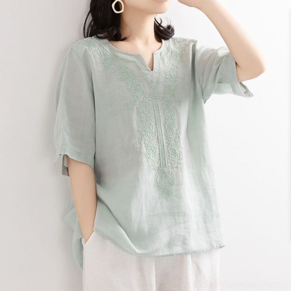 uvb7m большого embroideredshort pulloversize сплошного цвет v-образный вырез вышитой льняная рубашка женской летняя новая футболка свободный, White
uvb7m большого embroideredshort pulloversize сплошного цвет v-образный вырез вышитой льняная рубашка женской летняя новая футболка свободный, White