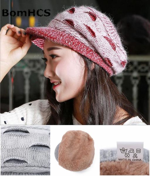 berets bomhcs warm hair beret women's winter knitted beanie hat cap 16925mz7, Blue;gray
berets bomhcs warm hair beret women's winter knitted beanie hat cap 16925mz7, Blue;gray