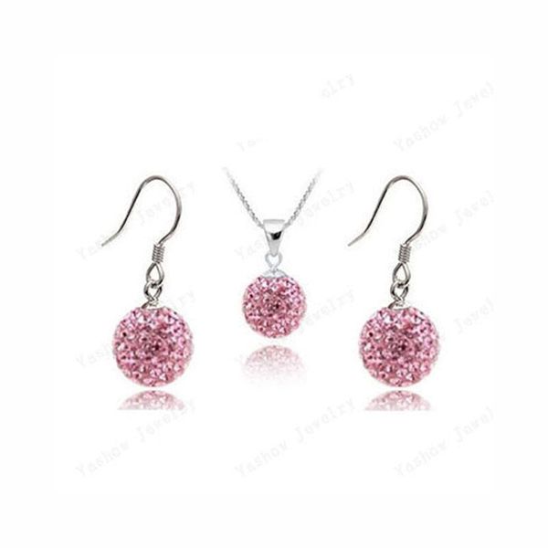 zoomango fashion necklaces & earrings sets for women 10mm pave rhinestone disco cz beads wedding jewelry shse61, Silver
zoomango fashion necklaces & earrings sets for women 10mm pave rhinestone disco cz beads wedding jewelry shse61, Silver