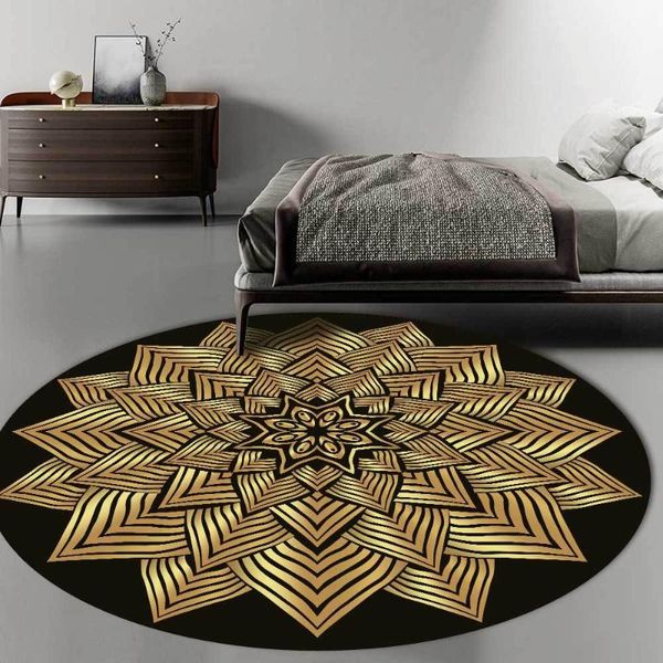 fashion modern golden geometry flower national wind room bedroom hanging floor chair round cushion carpet customized
fashion modern golden geometry flower national wind room bedroom hanging floor chair round cushion carpet customized
