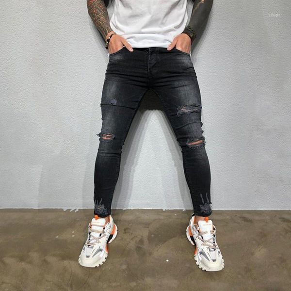 men's jeans men shinny fashion rapped hole pencil destroyed pants autumn spring male slim fit denim scratched steetwear 2021 1, Blue
men's jeans men shinny fashion rapped hole pencil destroyed pants autumn spring male slim fit denim scratched steetwear 2021 1, Blue