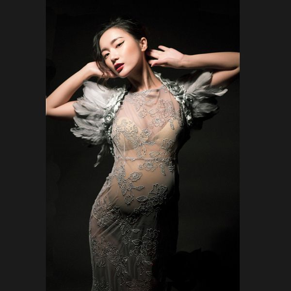 maternity pregnancy gown pgraphy props long lace dresses for baby shower pregnant p shoot studio props dress clothes lj201120, White
maternity pregnancy gown pgraphy props long lace dresses for baby shower pregnant p shoot studio props dress clothes lj201120, White