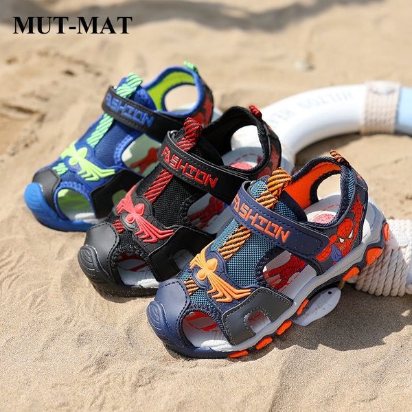children sandals summer new boys shoes cartoon spide-man picture soft bottom beach sandals y200404, Black;red
children sandals summer new boys shoes cartoon spide-man picture soft bottom beach sandals y200404, Black;red