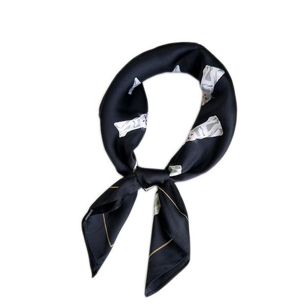 6060cm new elegant women silk scarf foulard print cat head neck bandana hair tie band bufanda mujer small vintage square scarf wmtwnc, Blue;gray
6060cm new elegant women silk scarf foulard print cat head neck bandana hair tie band bufanda mujer small vintage square scarf wmtwnc, Blue;gray