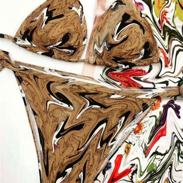 alphabet triangle wrap rope bikini split dahong swimsuit factory, White;black
alphabet triangle wrap rope bikini split dahong swimsuit factory, White;black