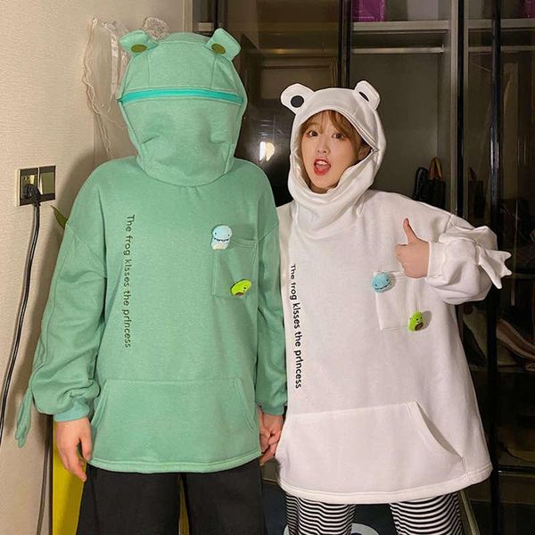 tiktok 11 pairs of sweater 2020 autumn winter new net red jitter relaxed and comfortable couples dress up hooded frog suit, Blue
tiktok 11 pairs of sweater 2020 autumn winter new net red jitter relaxed and comfortable couples dress up hooded frog suit, Blue
