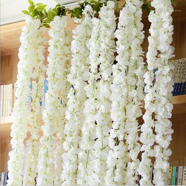 10pcs /lot 140 cm (55") length white artificial fabric wisteria sinensis flowers for home decoration wedding supply1
10pcs /lot 140 cm (55") length white artificial fabric wisteria sinensis flowers for home decoration wedding supply1