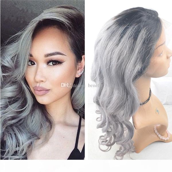 glueless full lace ombre wigs human hair wavy brazilian lace front wig for black women ombre 1b grey dark root ombre hair wig, Black;brown
glueless full lace ombre wigs human hair wavy brazilian lace front wig for black women ombre 1b grey dark root ombre hair wig, Black;brown