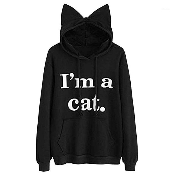 women hoodies office daily shopping casual cat ear loose long sleeve letter pattern outwear warm drawstring autumn winter cute1, Black
women hoodies office daily shopping casual cat ear loose long sleeve letter pattern outwear warm drawstring autumn winter cute1, Black