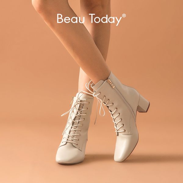 beautoday ankle women sheepskin genuine leather zip lace-up square toe high heel lady boots handmade 03372 q1104, Black
beautoday ankle women sheepskin genuine leather zip lace-up square toe high heel lady boots handmade 03372 q1104, Black