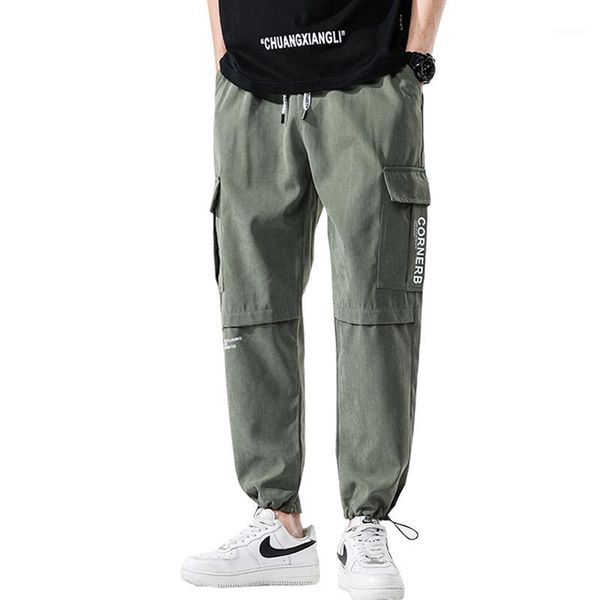 2020 hip hop ribbons cargo pants men joggers pants streetwear men harajuku mens elastic waist trousers1, Black
2020 hip hop ribbons cargo pants men joggers pants streetwear men harajuku mens elastic waist trousers1, Black