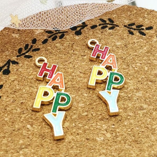 5pcs new english letter h a p y series lovely seven color happy word diy jewelry gold earrings small pendant christmas gifts1, Bronze;silver
5pcs new english letter h a p y series lovely seven color happy word diy jewelry gold earrings small pendant christmas gifts1, Bronze;silver
