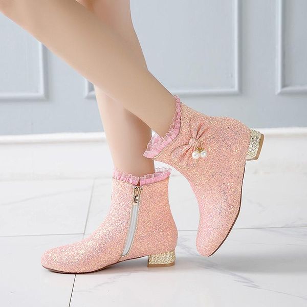 ymechic autumn winter glitter bling bling crystal chunky med heel party wedding gold silver ankle boots women bow lolita shoes, Black
ymechic autumn winter glitter bling bling crystal chunky med heel party wedding gold silver ankle boots women bow lolita shoes, Black