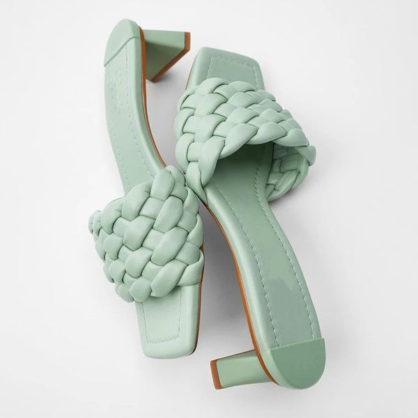 2021 summer new woven square toe high-heeled female sandals thick heels vintage weave shoes cross knit woman sandalias #pw4n, Black
2021 summer new woven square toe high-heeled female sandals thick heels vintage weave shoes cross knit woman sandalias #pw4n, Black