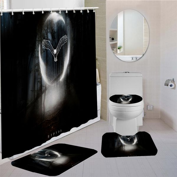 eagle printed shower curtain set with non-slip rug toilet lid cover u-shaped mat bath mat with hooks bathroom accessory 4 pcs
eagle printed shower curtain set with non-slip rug toilet lid cover u-shaped mat bath mat with hooks bathroom accessory 4 pcs