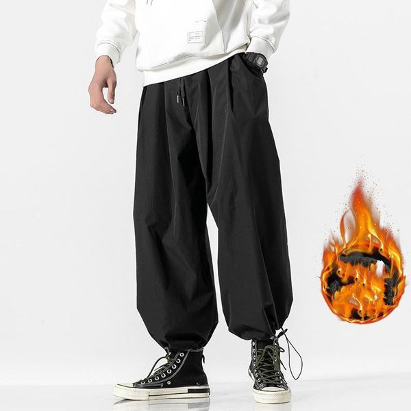 autumn new japanese large size men's trousers drawstring wide leg pants solid color black gray casual keep warm velvet pants men1
autumn new japanese large size men's trousers drawstring wide leg pants solid color black gray casual keep warm velvet pants men1