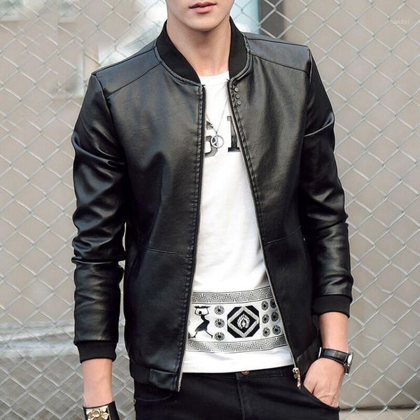 pu fashion spring autumn jackets faux leather cut narrow male motorcycle coats 2020 new men leather jacket1, Black
pu fashion spring autumn jackets faux leather cut narrow male motorcycle coats 2020 new men leather jacket1, Black