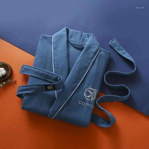 100% cotton bathrobe couple summer swimming loose nightgown thin embroidered waffle bathrobe sleepwear women men nightwear gown1, Black;red
100% cotton bathrobe couple summer swimming loose nightgown thin embroidered waffle bathrobe sleepwear women men nightwear gown1, Black;red