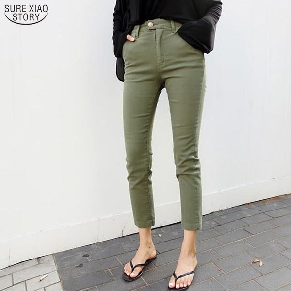 2020 army green jeans women autumn korean high waist stretch jeans for women casual elastic straight pants mujer 104151, Blue
2020 army green jeans women autumn korean high waist stretch jeans for women casual elastic straight pants mujer 104151, Blue