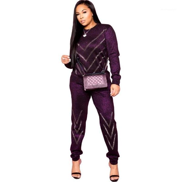two piece dress spring winter sequined 2 set o-neck women tracksuits hoodies and pant striped club outfits1, White
two piece dress spring winter sequined 2 set o-neck women tracksuits hoodies and pant striped club outfits1, White